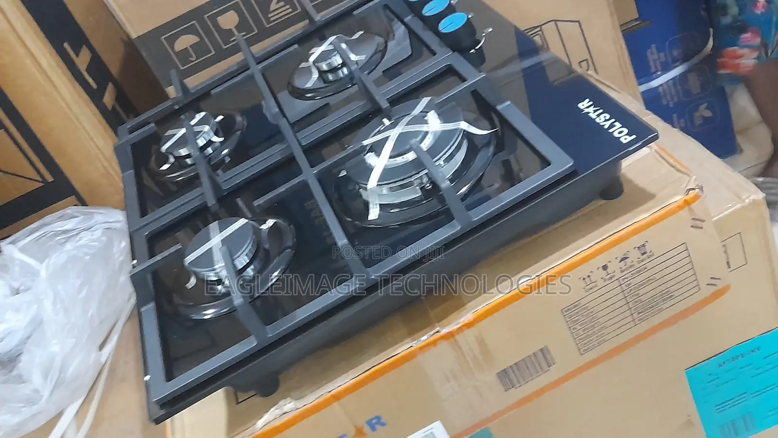 Polystar Built-in Gas Burner Unit – Four Burner Model