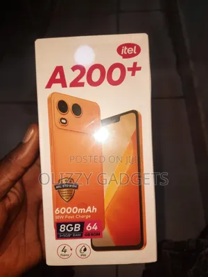 New Itel A200+ 64 GB Gray