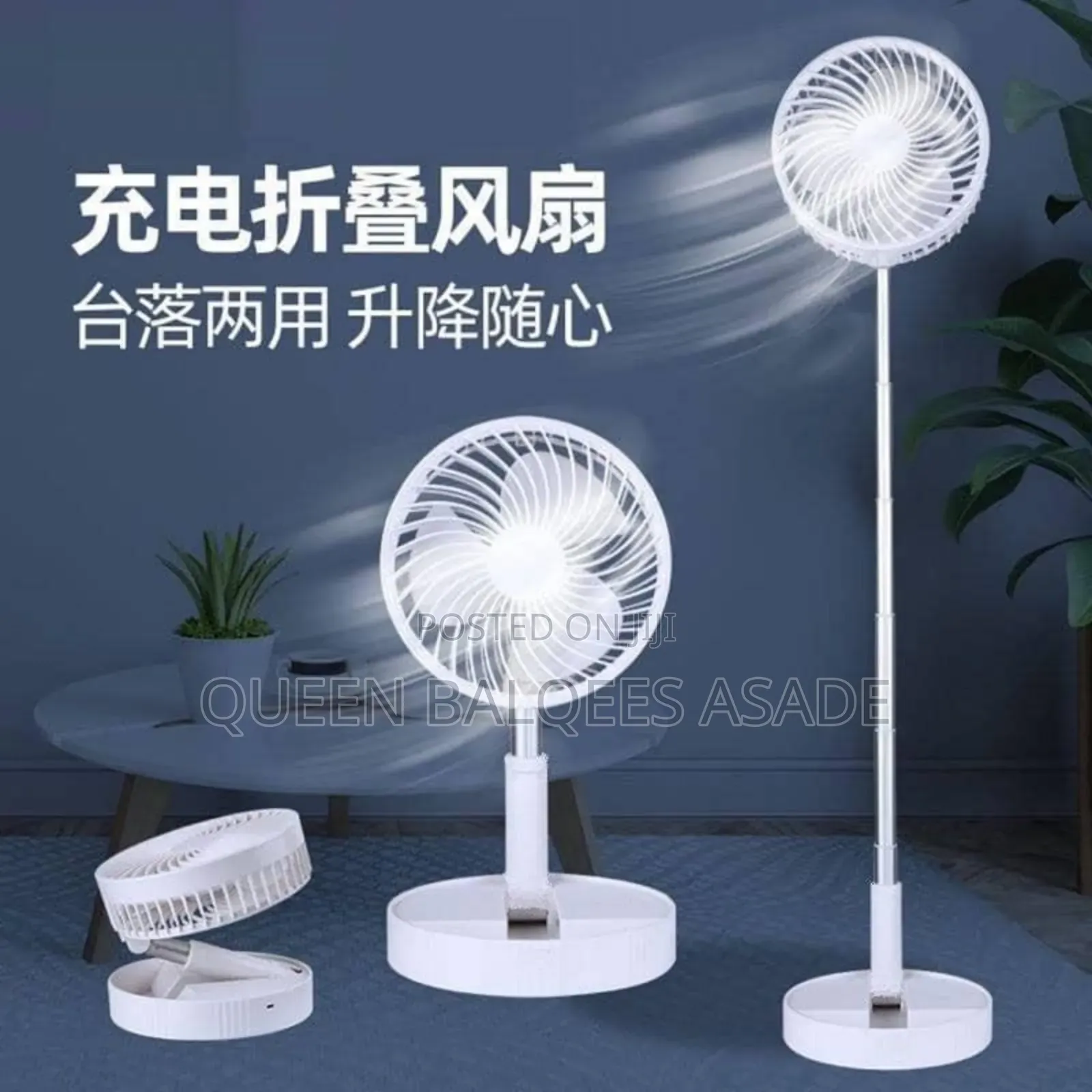 Foldable Rechargeable Fan