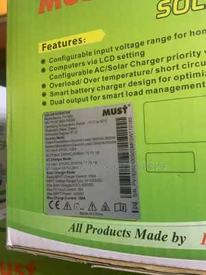Must Solar Inverter 3.6kva 24v