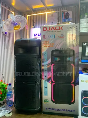 Djack DJ-8801 8" Wireless Rechargeable Public Address Speaker