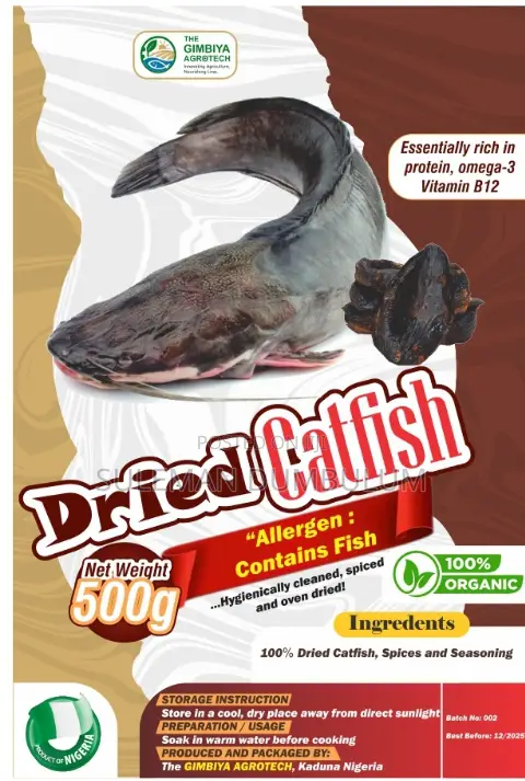Spiced Oven Dried Catfish