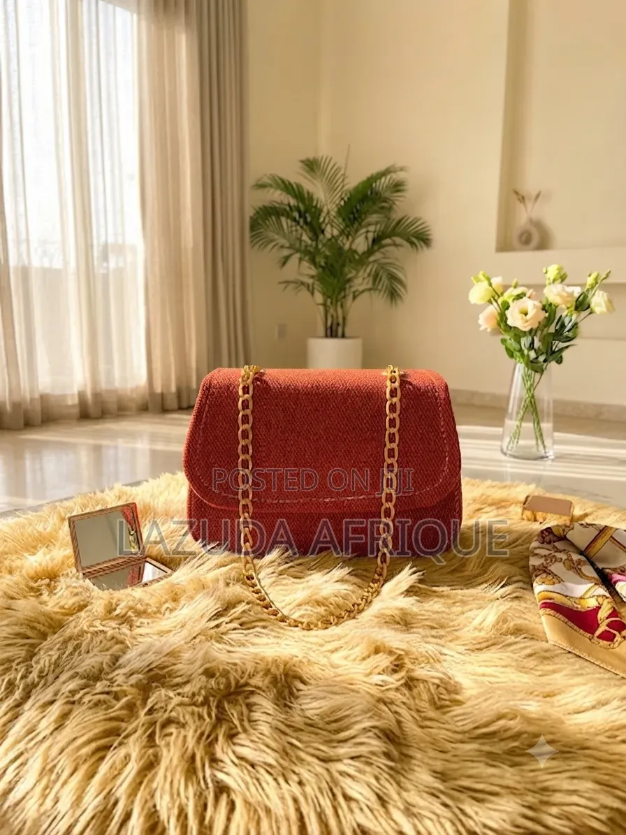 Orange Nena Chain Bag