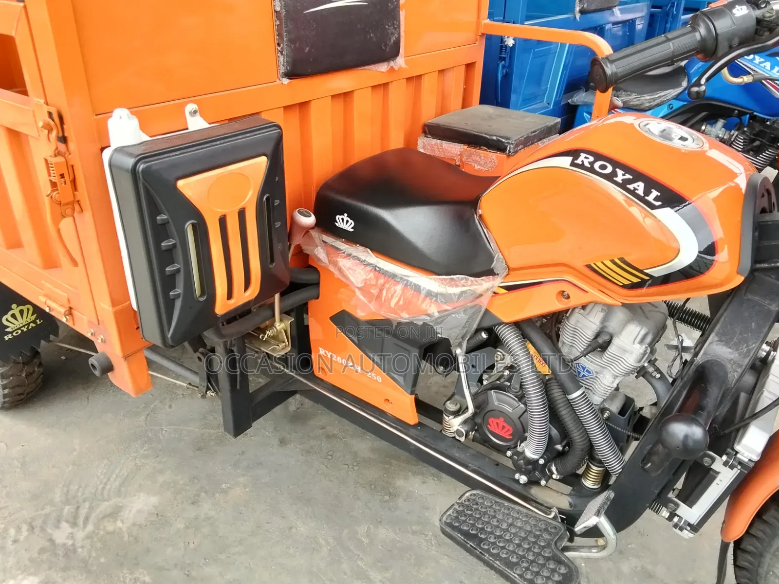 New Royal Motorcycle 2025 Orange