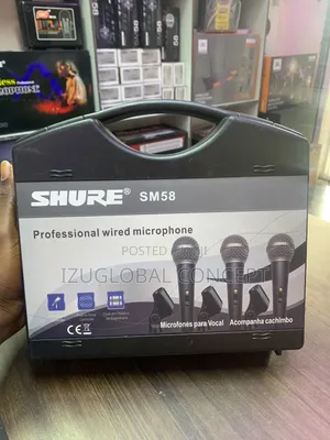 Shure Sm58 3in1 Professional Wired Microphone