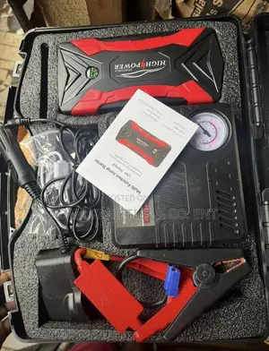 High Power Multi-Function Car Jump Starter and Air Compressor Kit
