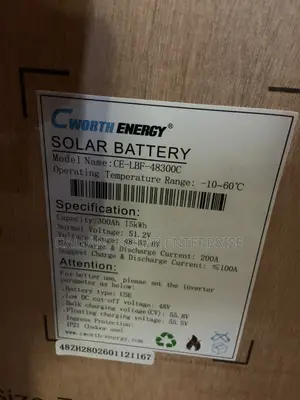 Cworth Energy 15kwh Lithium Battery 48v