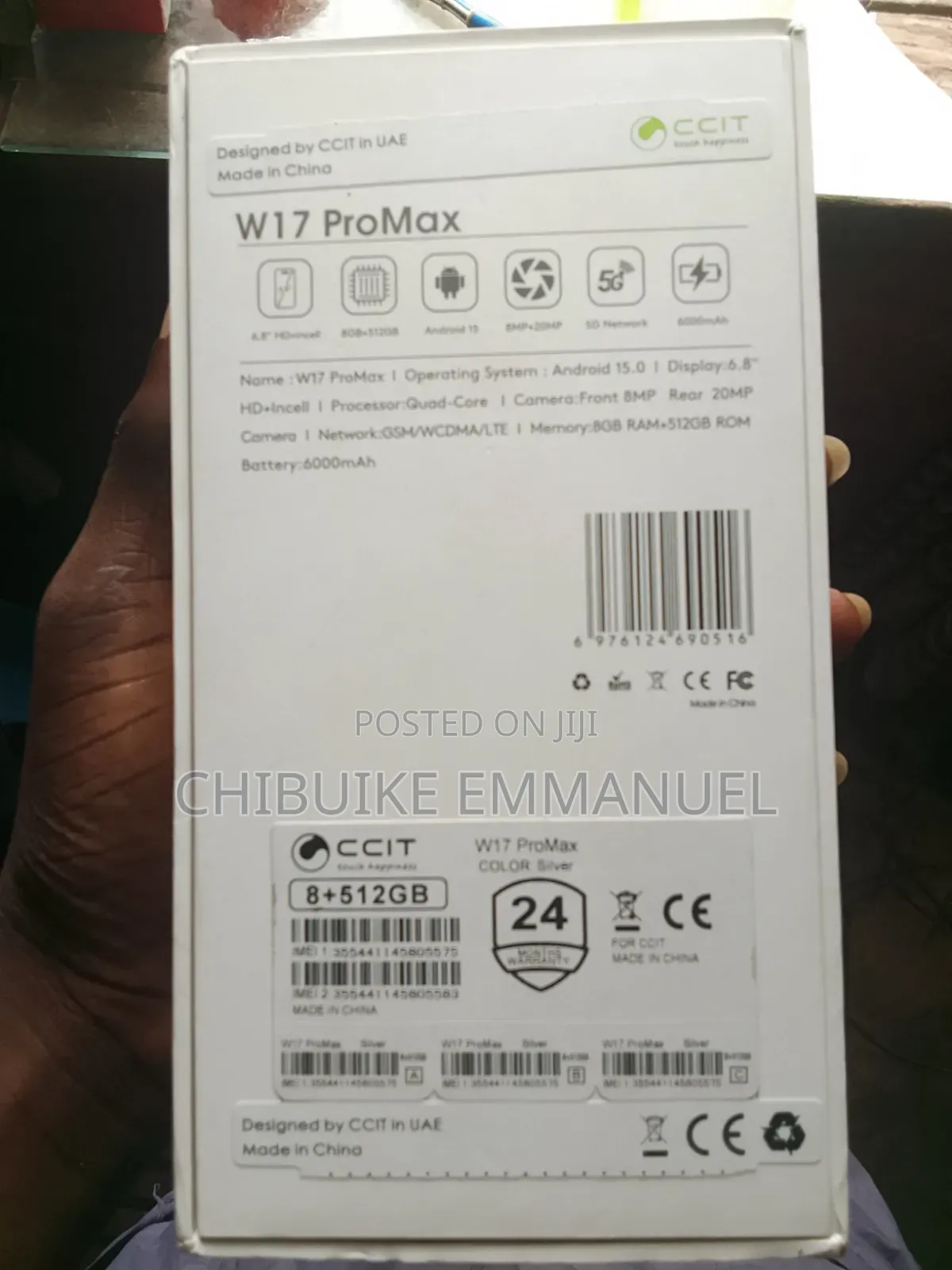CCIT P10 Pro 32 GB Silver