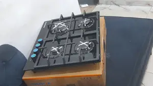 Polystar Glass Top Gas Hob With Four Burner Configuration