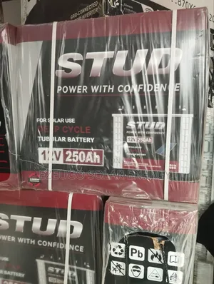 250aH STUD Tubular Battery