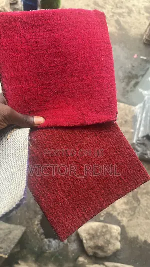 European Red Wall to Wall Rug