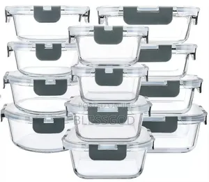 12pcs Plastic Storage Containers