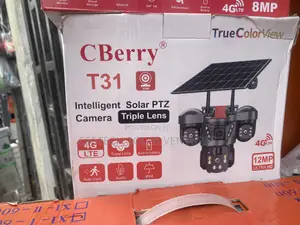 T31 Solar Triple Lens Camera, PTZ. 12mp