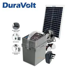 Duravolt SRP-1245 5in1 Solar Rechargeable Pack – 12V 4.5Ah Power