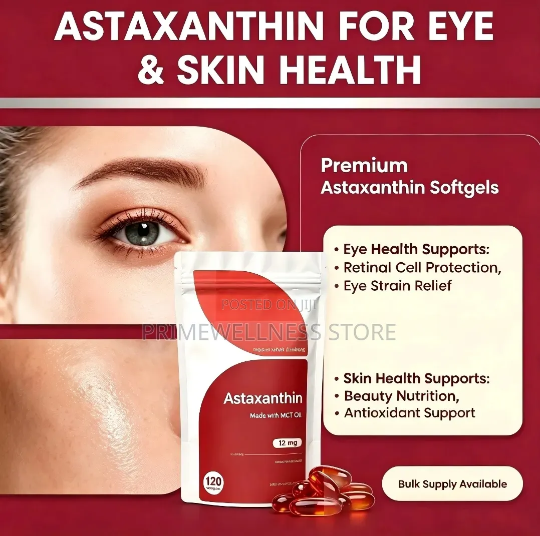 Astaxanthin Made With MCT Oil 12mg