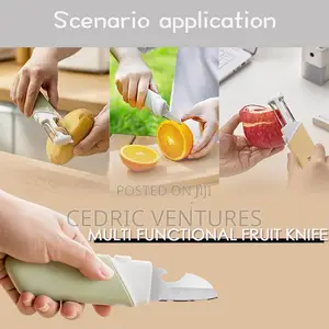 Multi-Purpose Fruit Peeler With Cover Kitchen Knife