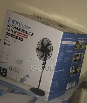 18inc Infinisolar Rechargeable Fan