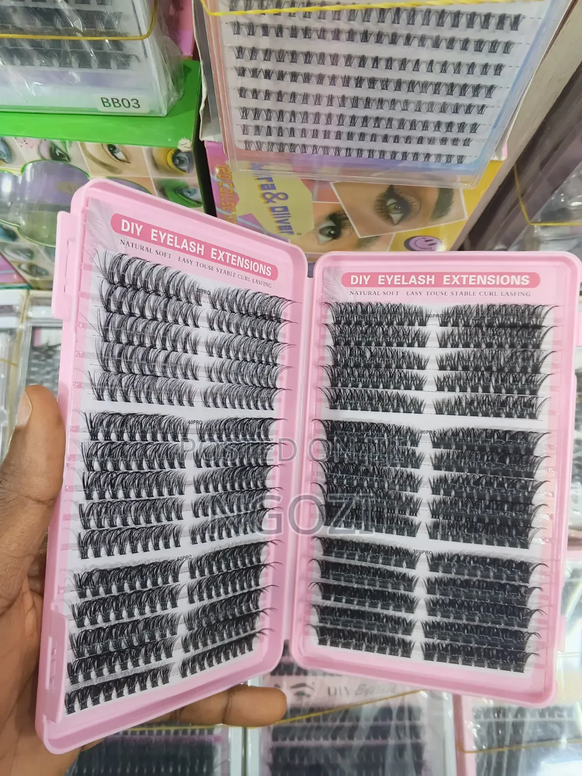 Open and Close Clusters Eyelashes