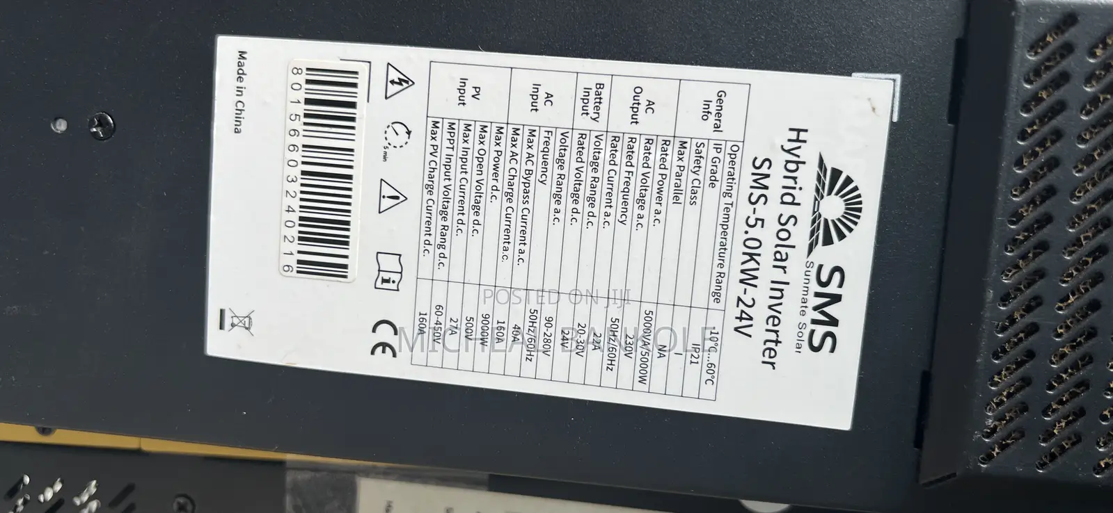 SMS 5kva 24v Inverter