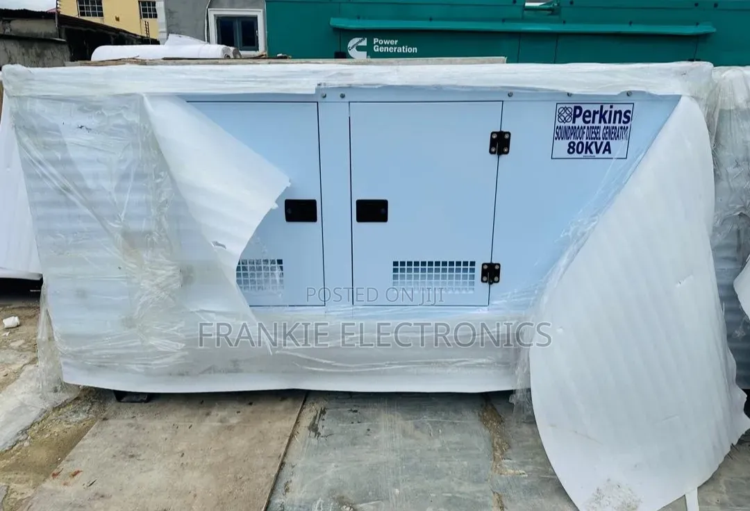 80kVA Silent Perkins Generator 100% Copper Coil