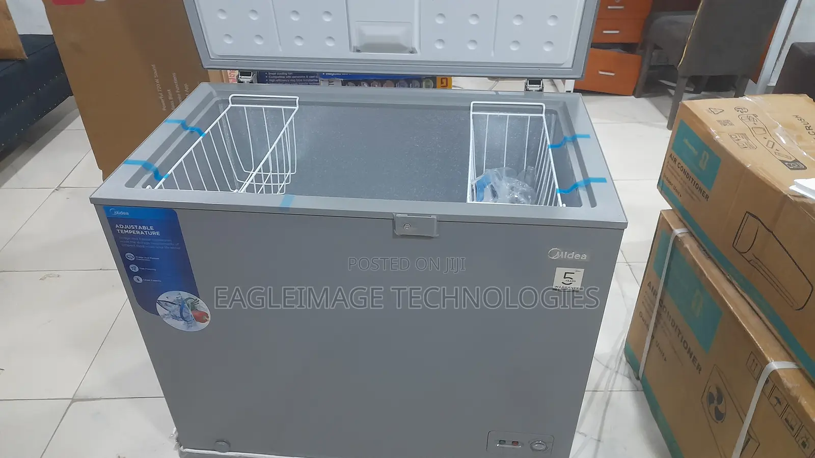 Midea MDRC345FZG43 Deep Freezer - 249 Litres Capacity