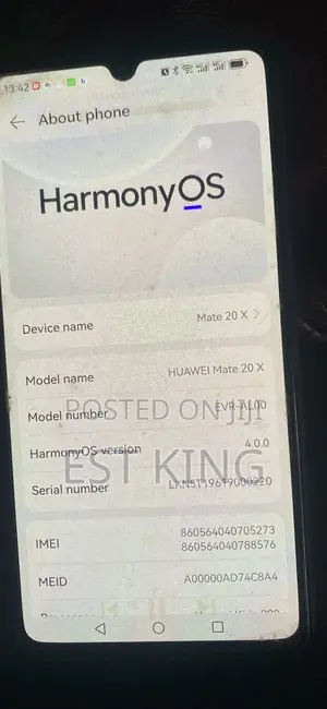 Huawei Mate 20 X 128 GB Blue