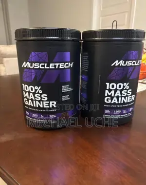 MuscleTech 100% Mass Gainer (5.15 LBS- 2.33kg) Chocolate Fudge Brownie