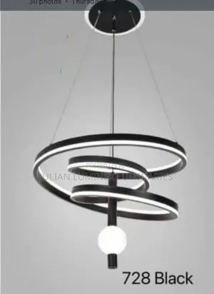 Led Spiral Pendant Chandelier