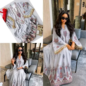 Rhinestone Kaftan Abaya