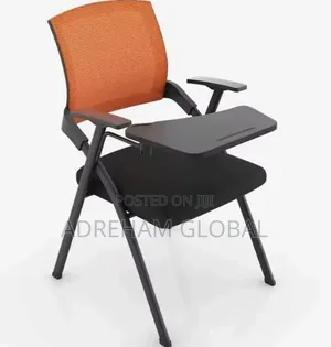 Folding Training Chair With Desk Board, Foldable Writing Board, Office