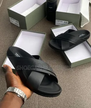 Tomford Crisscross and Covered Palm Slippers | Modern Comfort Style