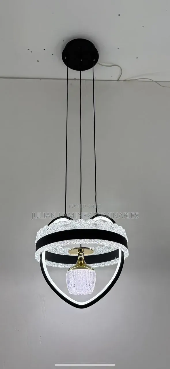 2 Tier Crystal Led Pendant Chandelier