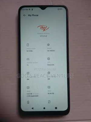 Itel A06 64 GB Gray