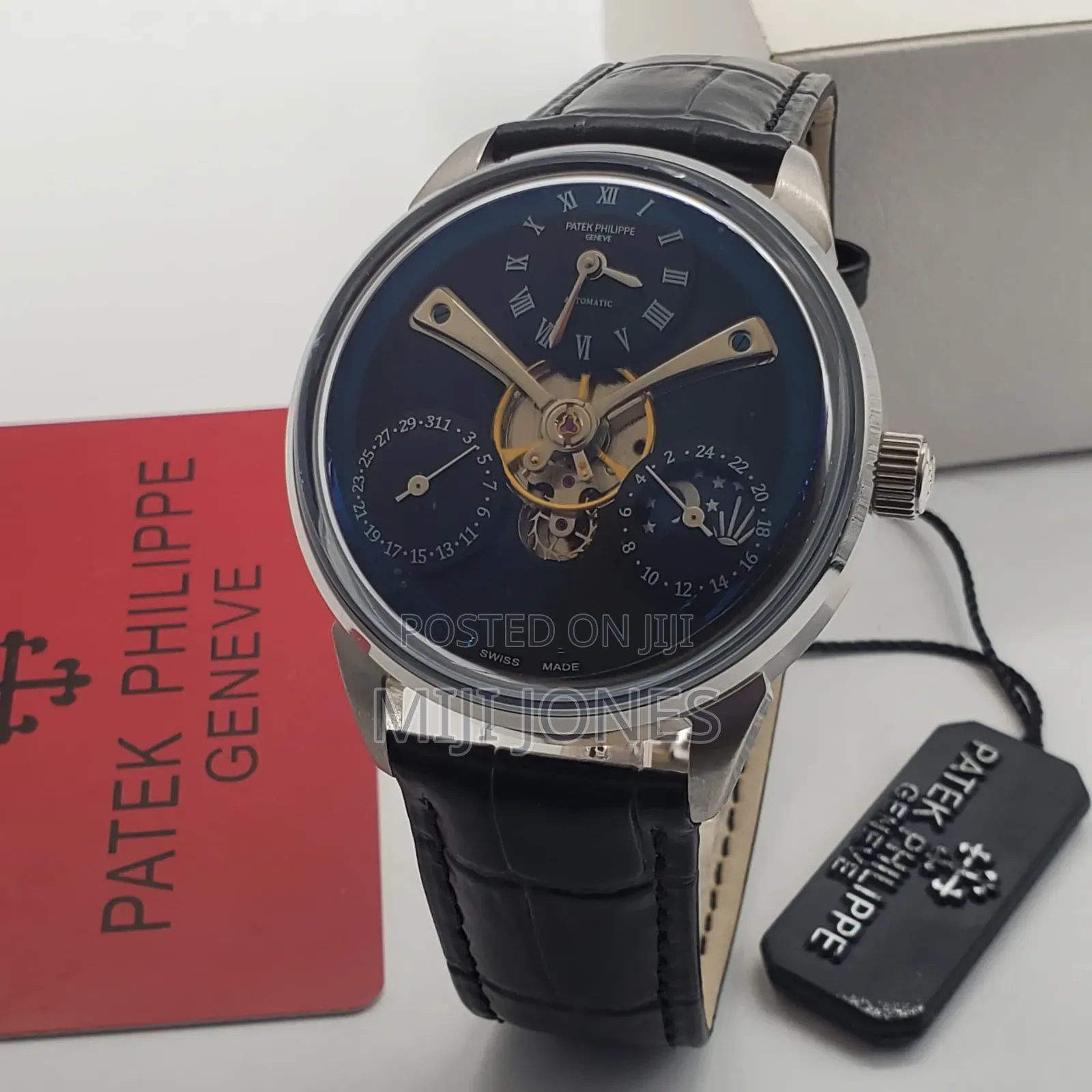 PP Style Classic Watch – Automatic Movement, Genuine Leather*