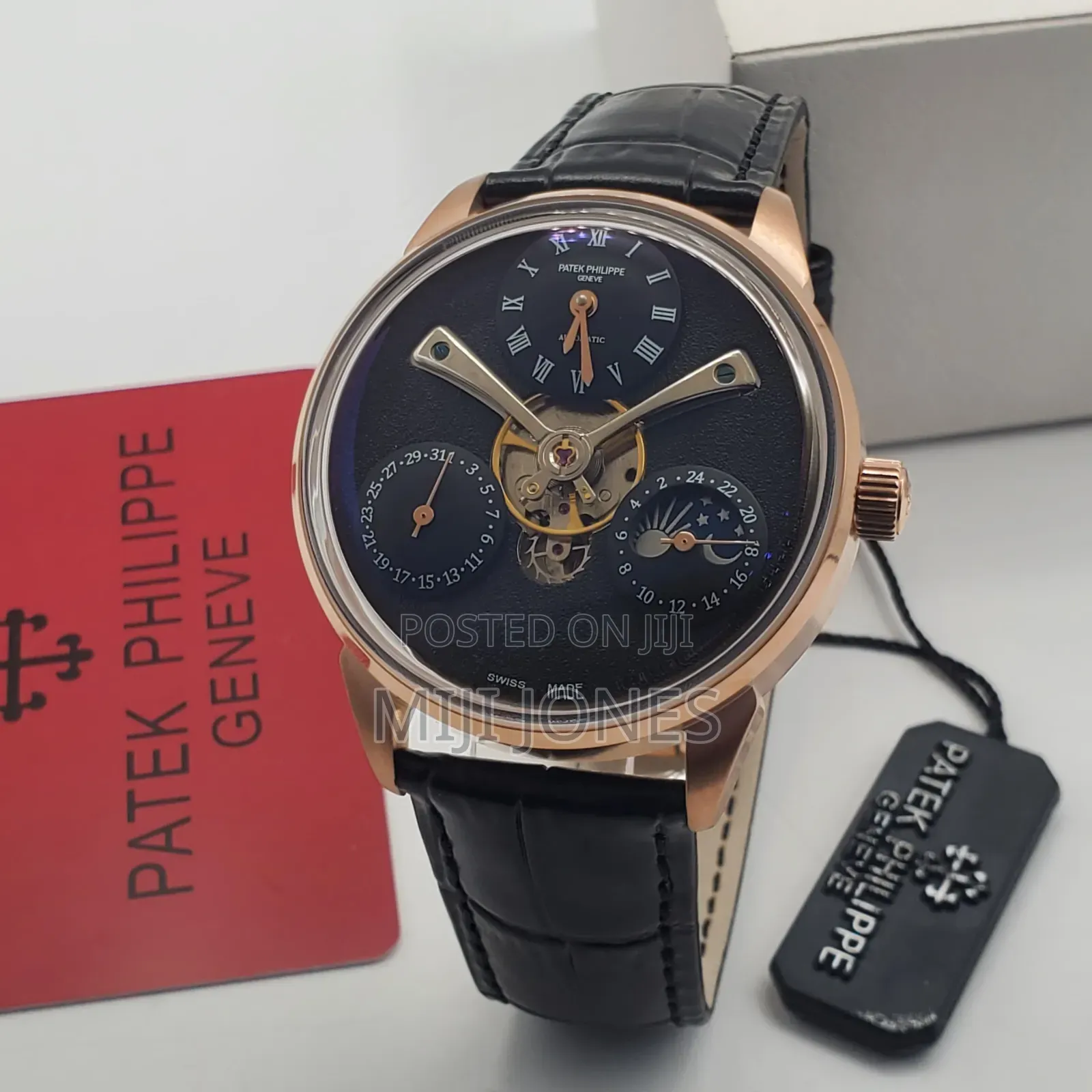 PP Style Classic Watch – Automatic Movement, Genuine Leather*
