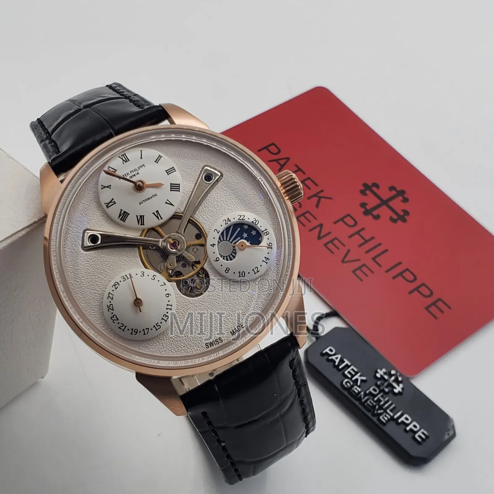 PP Style Classic Watch – Automatic Movement, Genuine Leather*