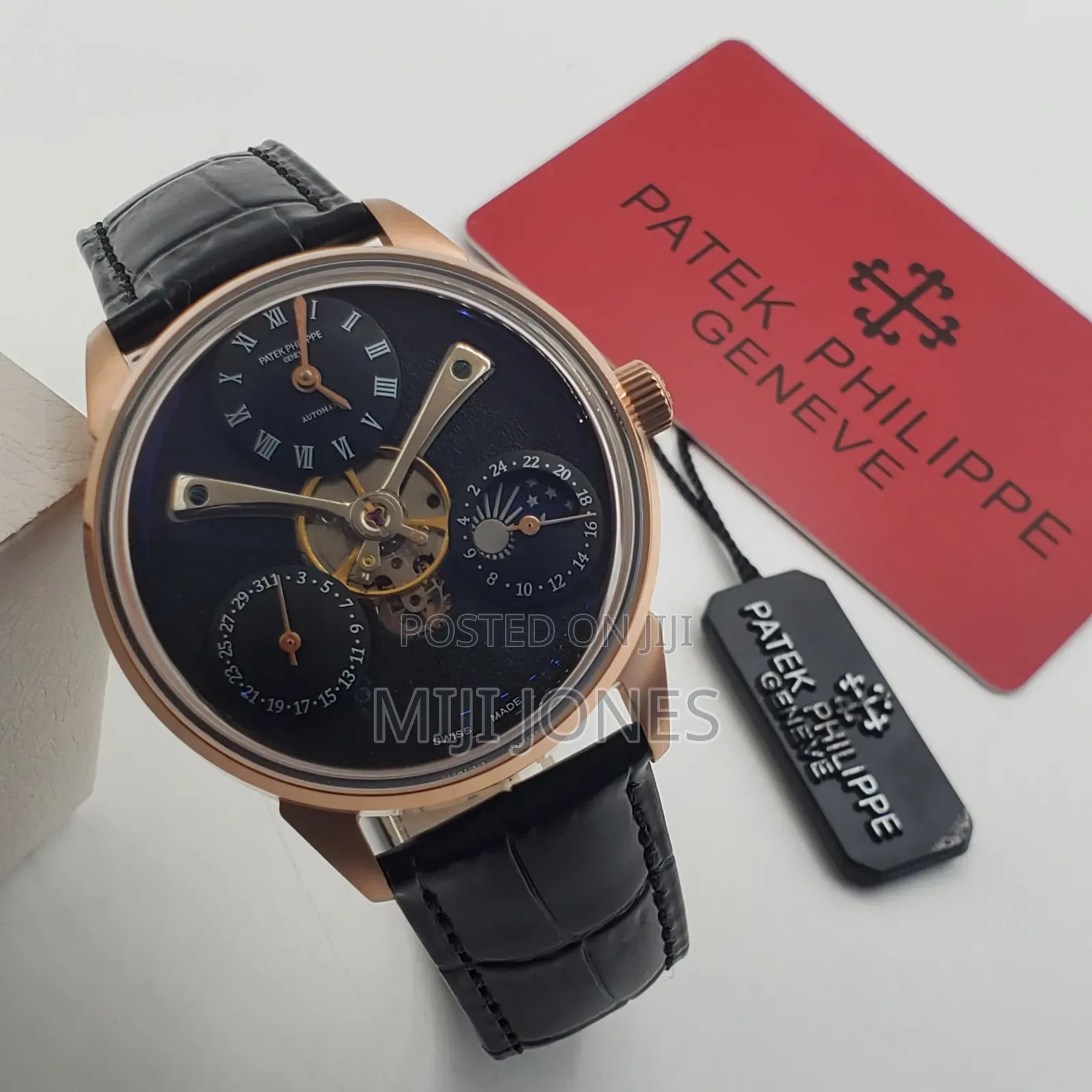 PP Style Classic Watch – Automatic Movement, Genuine Leather*