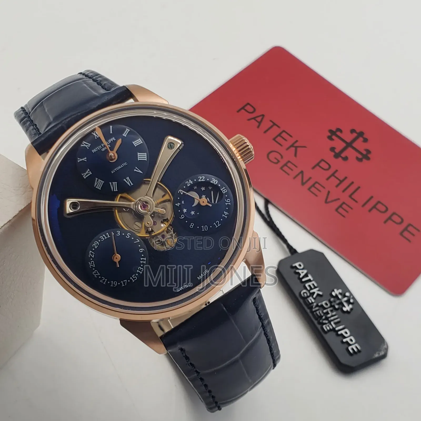 PP Style Classic Watch – Automatic Movement, Genuine Leather*
