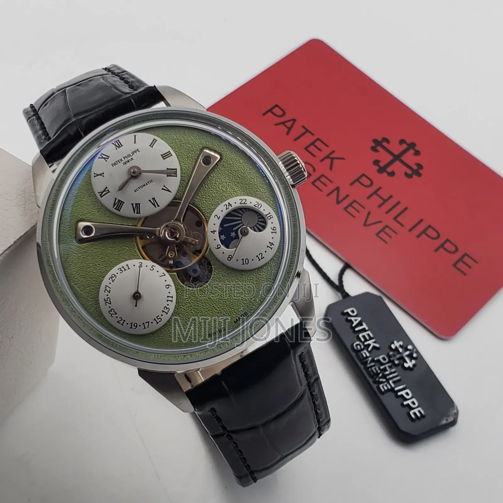PP Style Classic Watch – Automatic Movement, Genuine Leather*