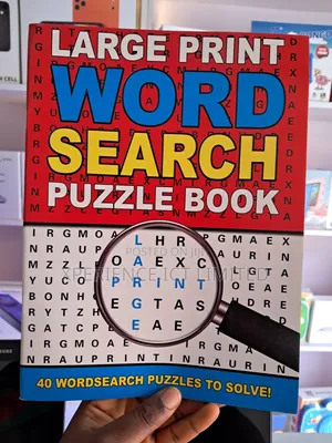 Large Print Word Search Puzzle Book