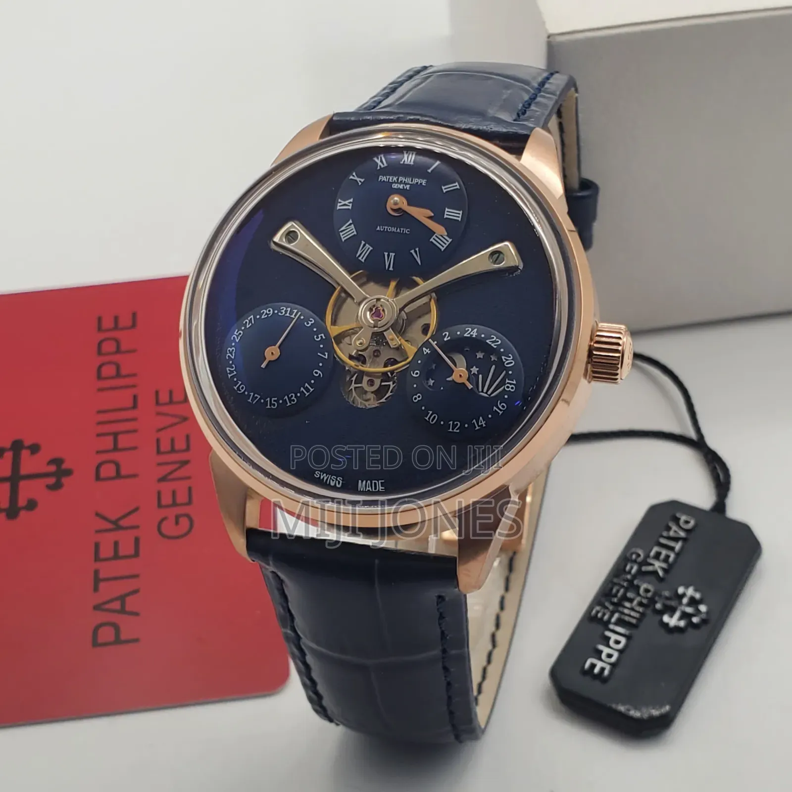 PP Style Classic Watch – Automatic Movement, Genuine Leather*