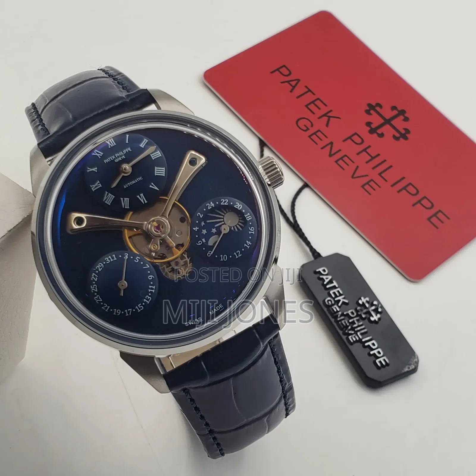 PP Style Classic Watch – Automatic Movement, Genuine Leather*