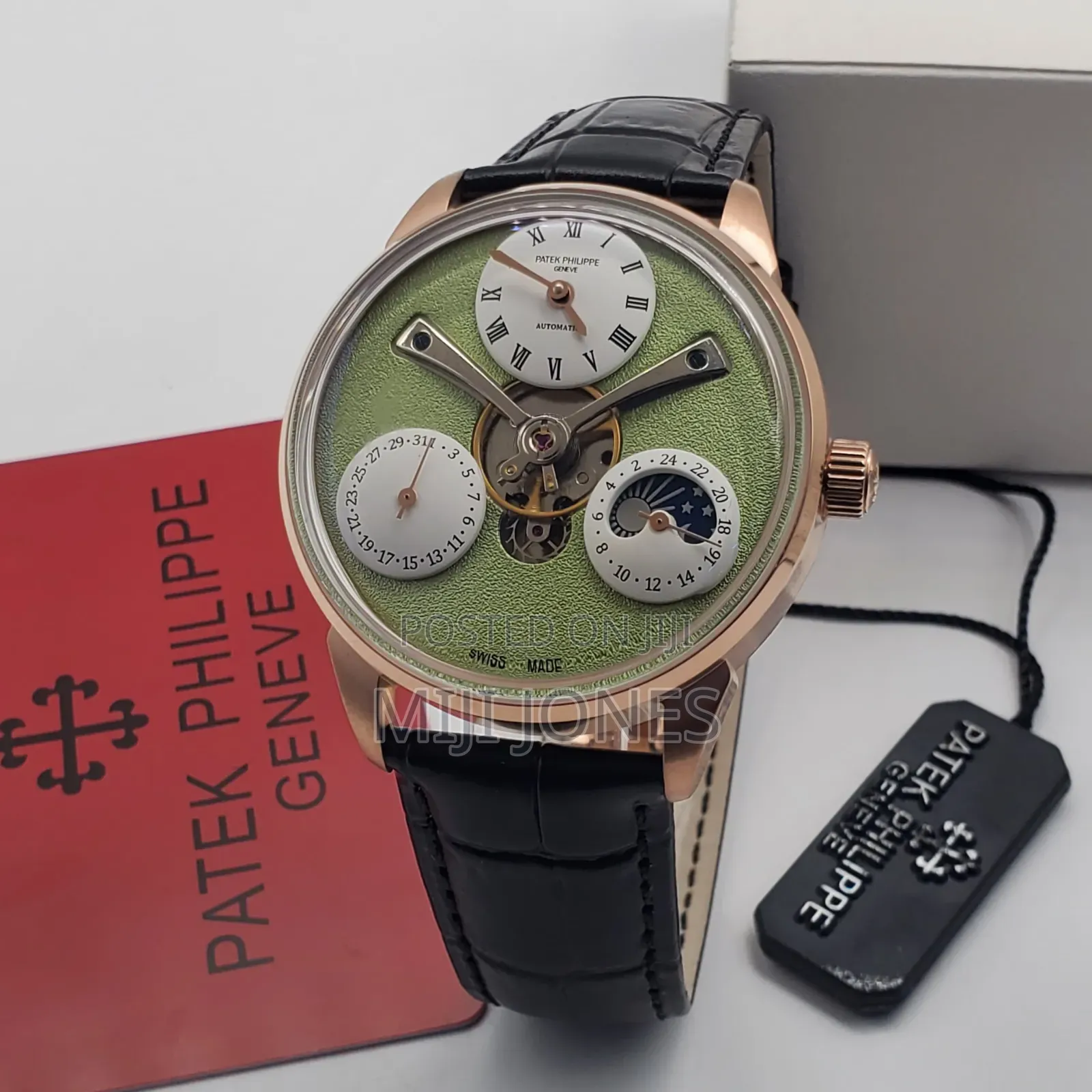 PP Style Classic Watch – Automatic Movement, Genuine Leather*