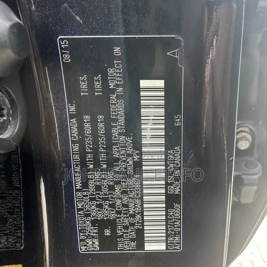Lexus RX 2015 Black