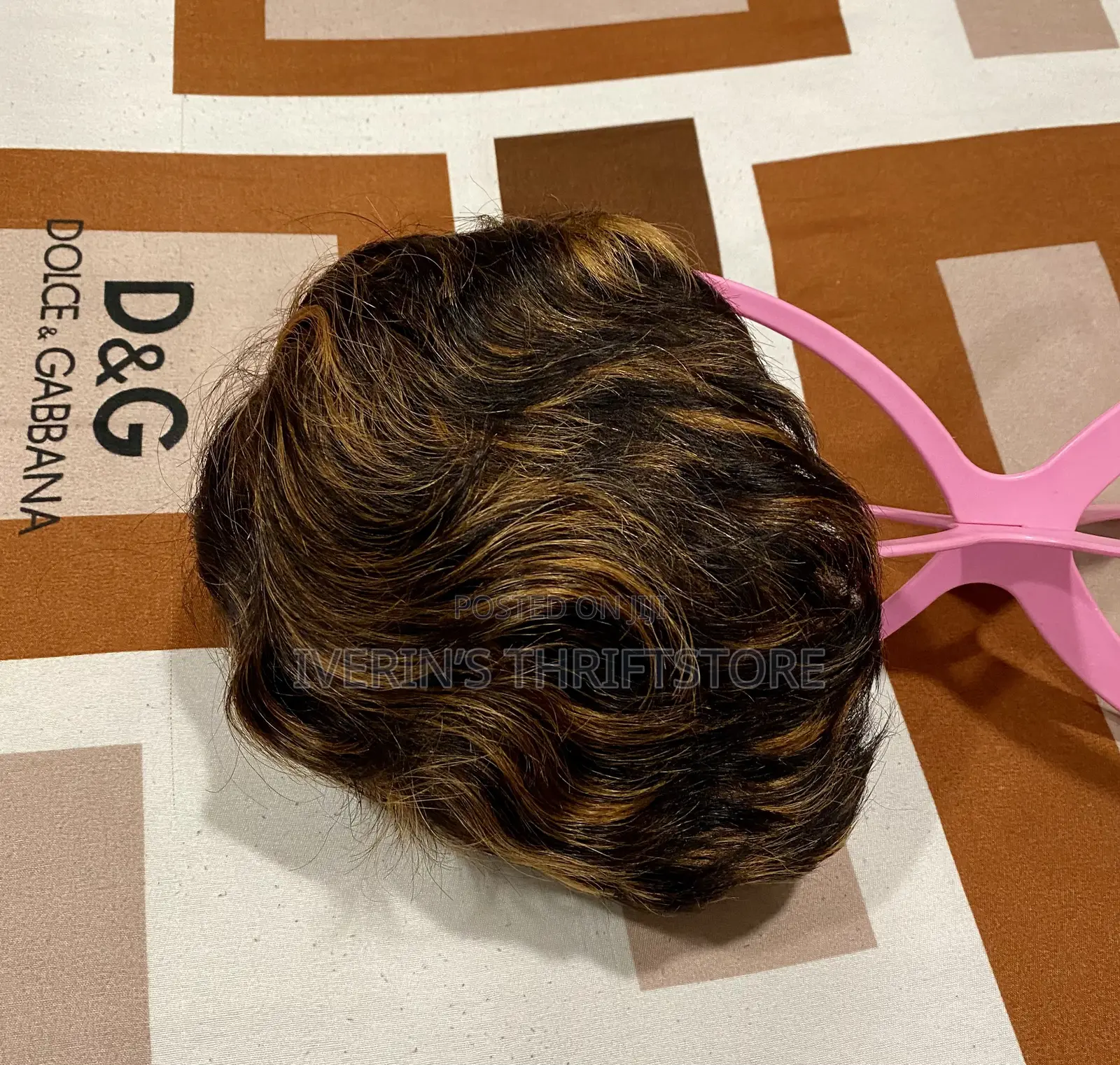 Piano Wavy Pixie Cut Skull Cap