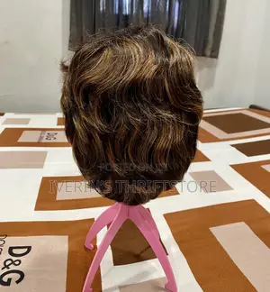 Piano Wavy Pixie Cut Skull Cap
