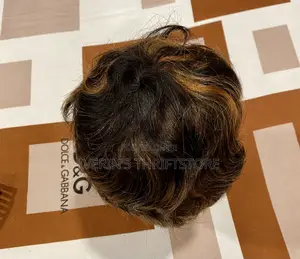Piano Wavy Pixie Cut Skull Cap