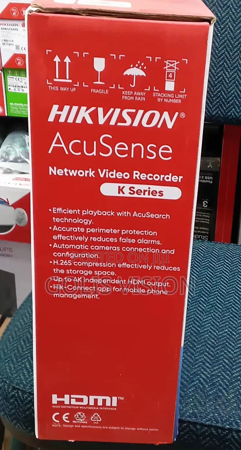 Hikvision AcuSense K Series Network Video Recorder (NVR) With PoE