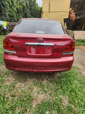 Toyota Echo Sedan 2005 Red