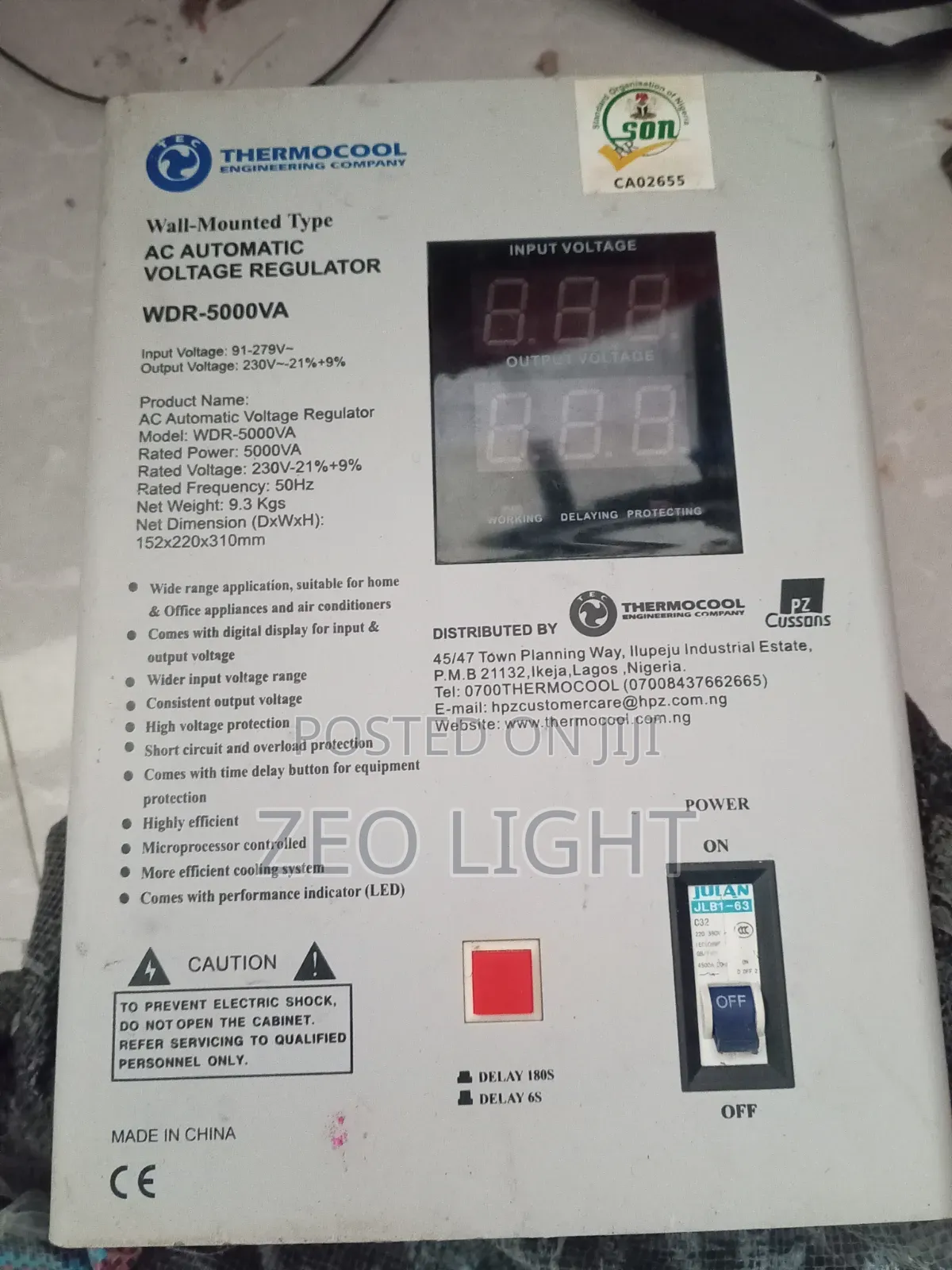 5kva Stabilizer